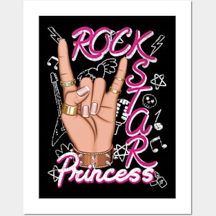 Rockstar Princess Posters and Art